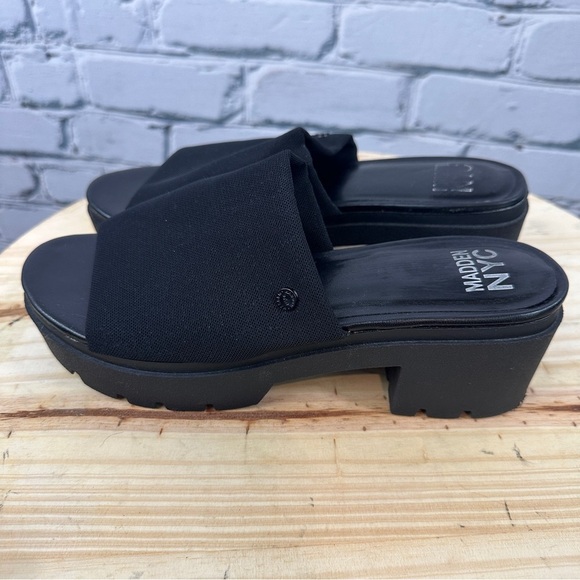 Steve Madden Shoes - Madden NYC Chunky Platform Sandals Slide Womens Sz 9 Black Y2k 90s Style Slip On